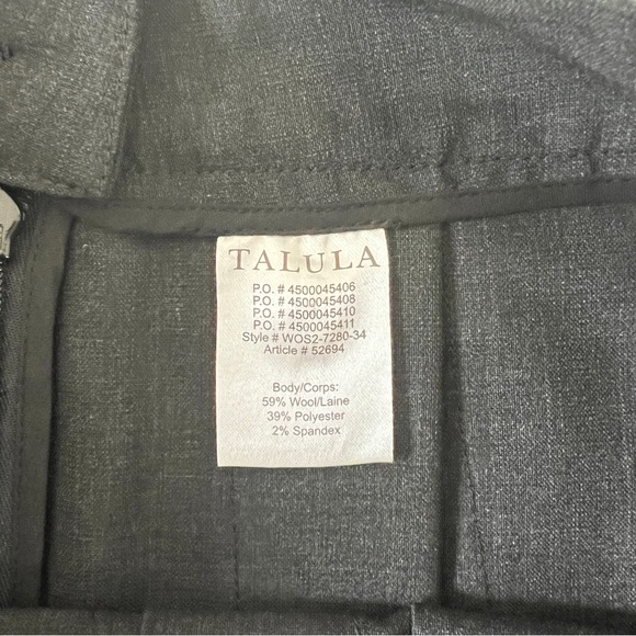 Aritzia Talula Hedran Skirt 8 Charcoal Pleated School Girl Skater Skirt NWT - Picture 8 of 10